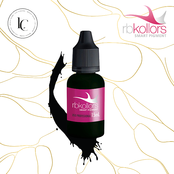 PIGMENTO TOTAL BLACK RB KOLLORS 15 ML