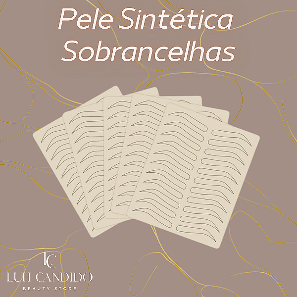 PELE SINTÉTICA SOBRANCELHAS