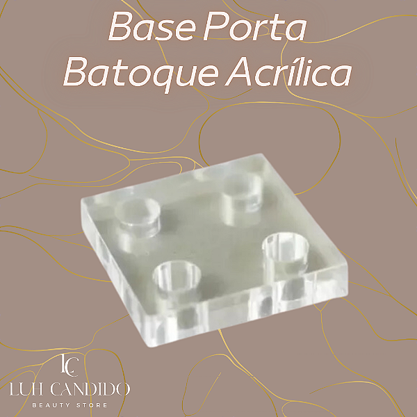 PORTA BATOQUES ACRÍLICO