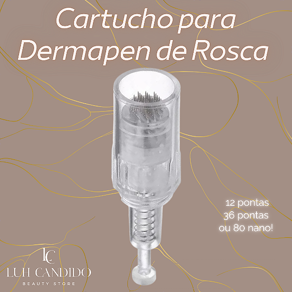 CARTUCHO COM ROSCA DERMAPEN