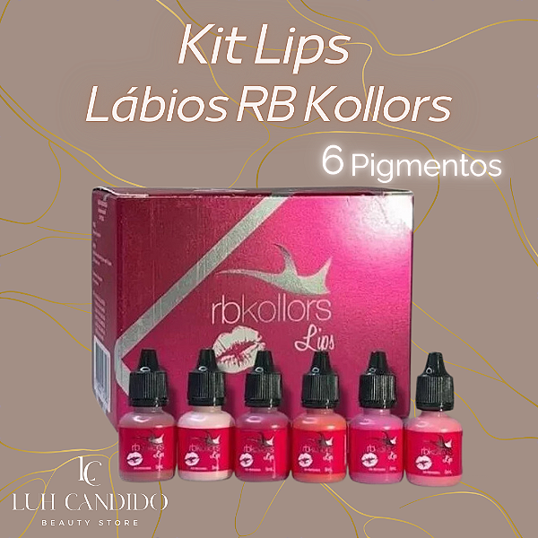 KIT DE PIGMENTOS PARA LÁBIOS LIPS RB KOLLORS