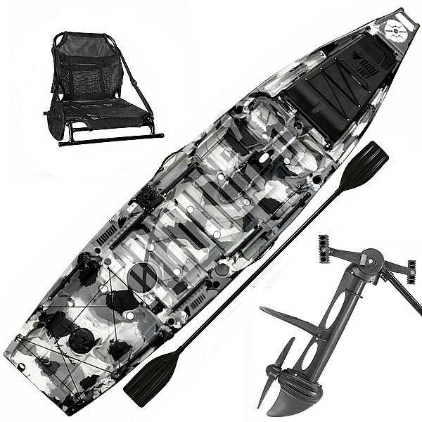Caiaque Milha Náutica Iron 1187 Com Pedal Power Drive - Cores de Grade