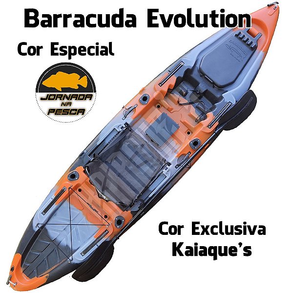 Caiaque Barracuda Evolution by (Fábio Baca), cor Especial Jornada na Pesca