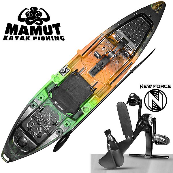 Caiaque Brudden Náutica Mamut Fishing com Pedal