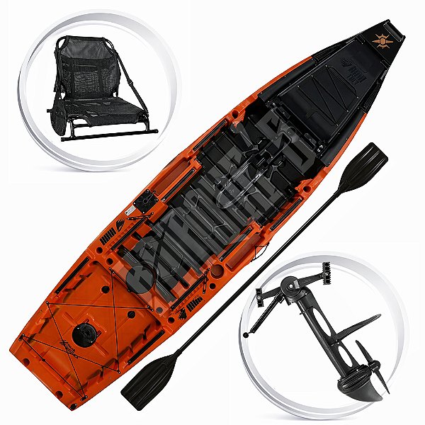 Caiaque Iron 1187 com Pedal Power Drive - Cores Personalizadas