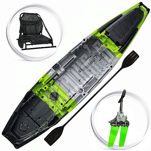 Caiaque Predador com Pedal Cross Drive - Cores Personalizadas