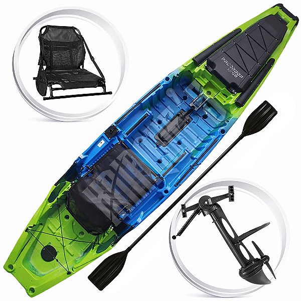 Caiaque Predador com Pedal Power Drive - Cores Personalizadas