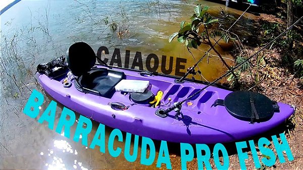 Caiaque Barracuda Pro Fish com Assento, cor Roxa