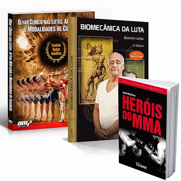 Biomecânica da Luta + Olhar Clínico nas Lutas + Heróis do MMA