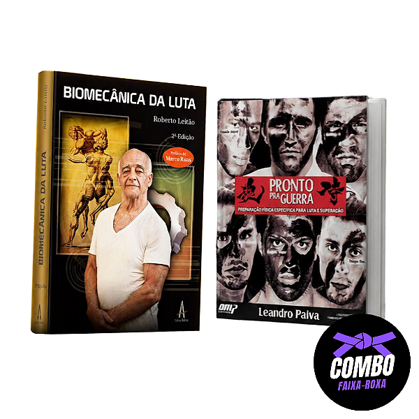 Combo Faixa-Roxa (Biomecânica da Luta + Pronto pra Guerra)