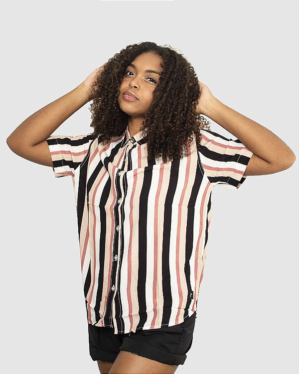 camisa viscose feminina