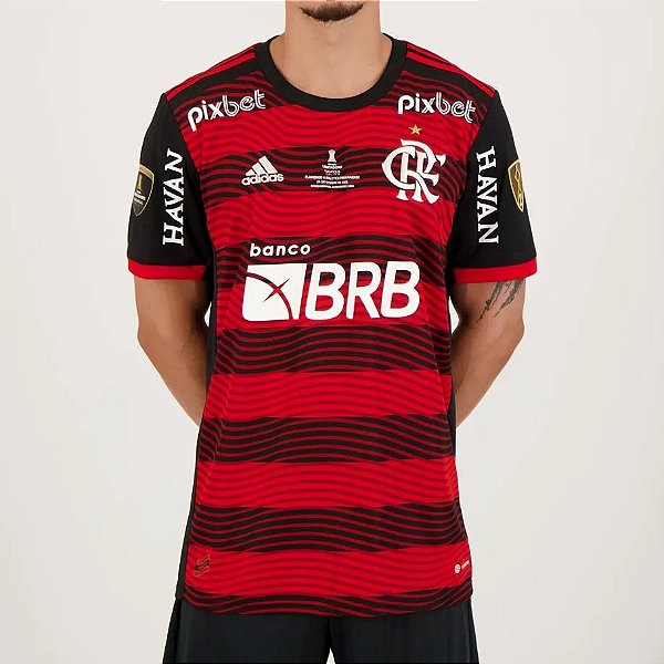 Camisa Flamengo I 2022/23 Torcedor Masculina - Final Libertadores -  Sportline Store
