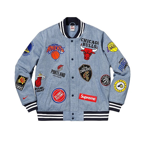 Jaqueta Supreme x Nike Supreme NBA Teams Brim Warm