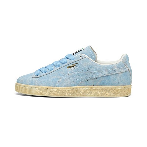 Tênis Puma Suede Faded Silver Mist-frosted Ivory