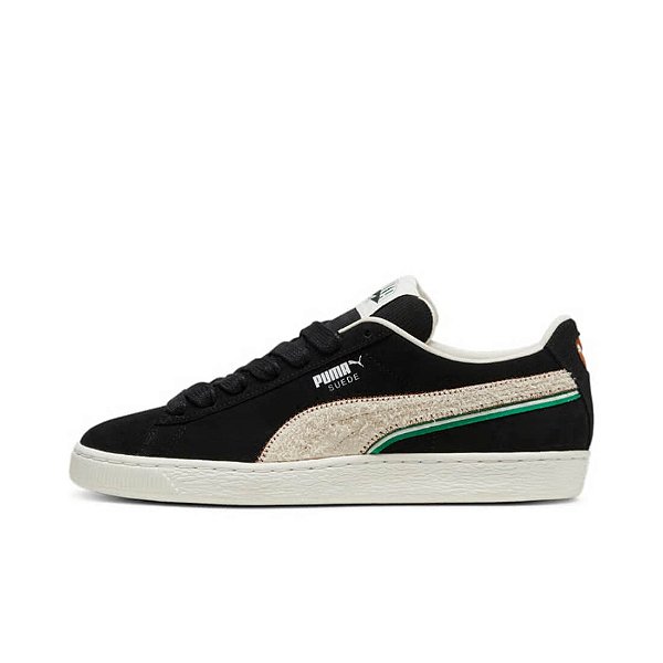 Tênis Puma Suede For the Fanbase Black e Warm White
