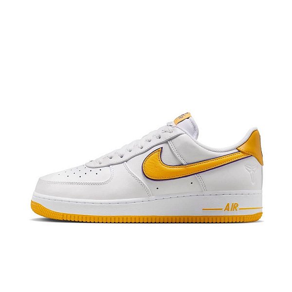 Tênis Nike Air Force 1 Low x Kobe Bryant Lakers Home - FZ1151-100