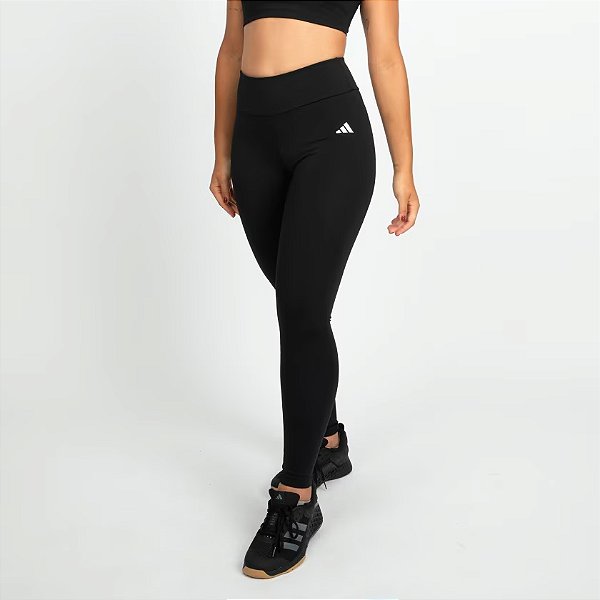 Calça Adidas Legging Treino Feminina - Preta