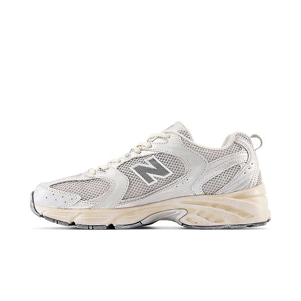 Tênis New Balance 530 White Silver Metallic - MR530VS