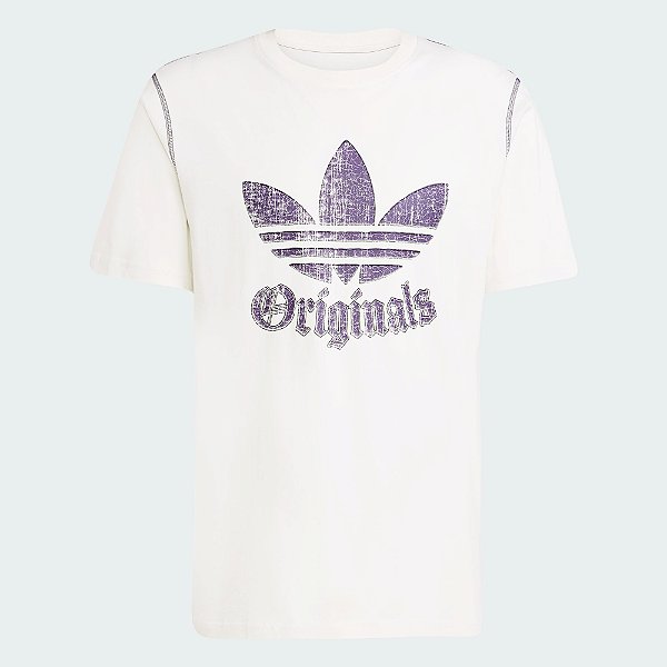 Camiseta Adidas Originals Estampada Distressed