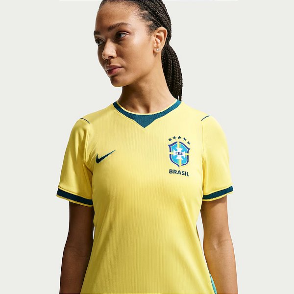 Camisa Brasil I 2026 Torcedor Pro Feminina