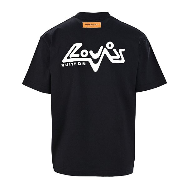 Camiseta Louis Vuitton Graphic Short-Sleeved "Lovers" Black