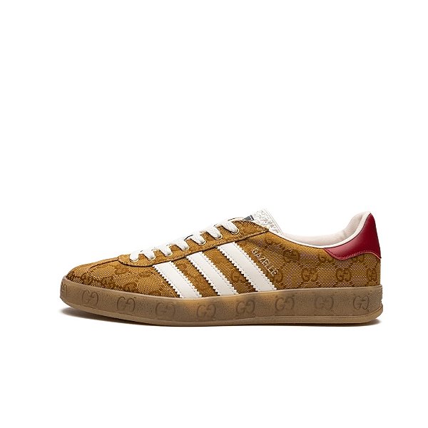 Tênis Adidas x Gucci Gazelle GG Monogram - HQ8850
