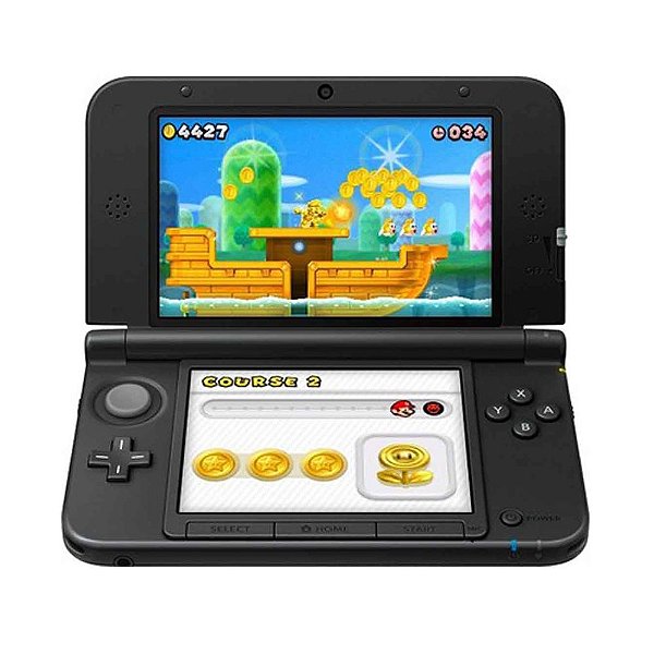 Console Nintendo 3DS XL Edição Limitada New Super Mario Bros. 2