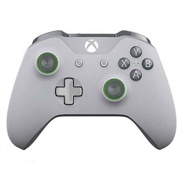 Controle Sem Fio Grooby Cinza e Verde Xbox One