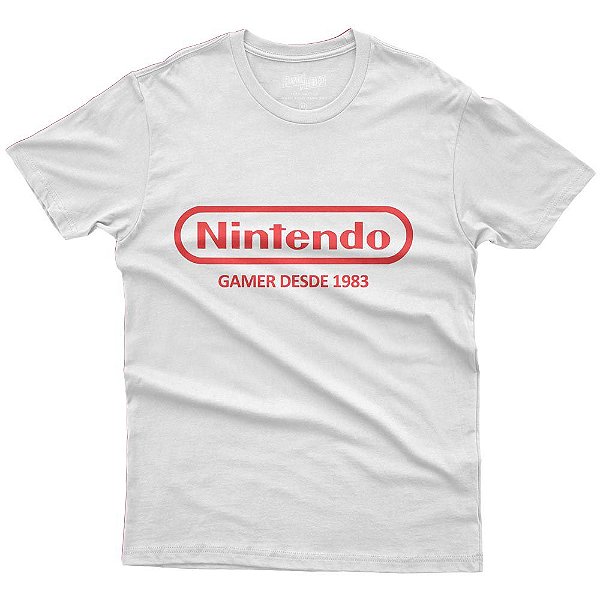 Camiseta Nintendo Gamer Desde 1983 Unissex