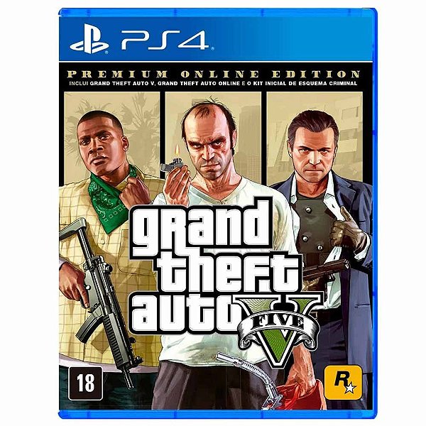 Grand Theft Auto v - Gta 5 Premium Online Edition - PS4