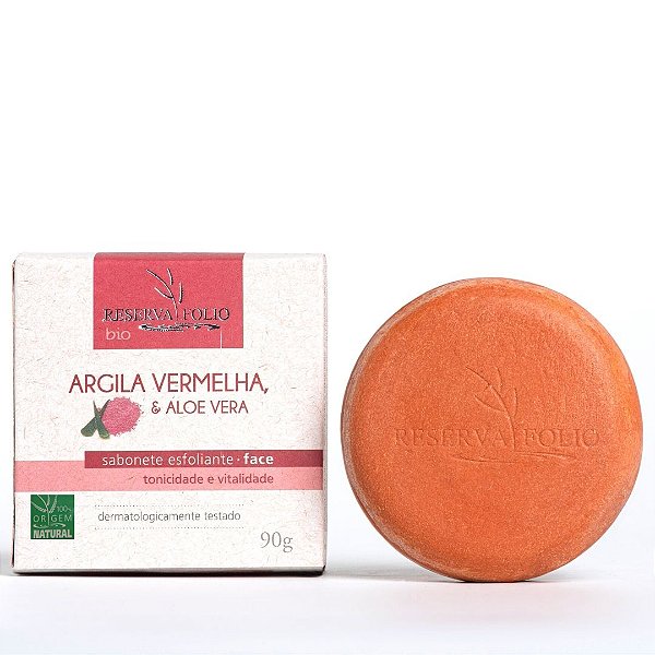 Sabonete Tonicidade e Vitalidade Argila Vermelha & Aloe Vera 90g