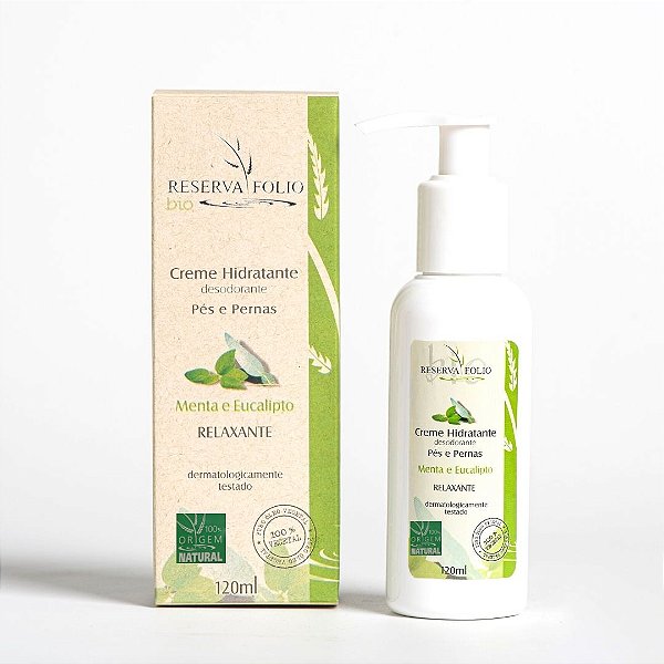 Creme Desodorante Hidratante Relaxante Pés e Pernas 120ml