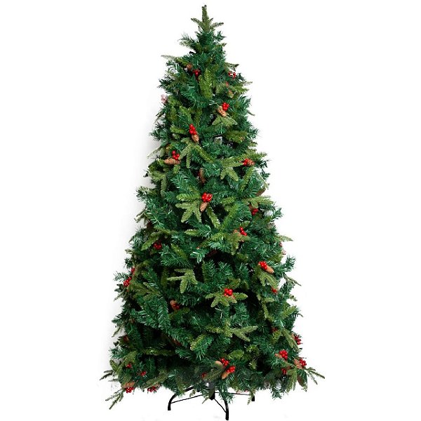Árvore de Natal Pinha e Berry - 2,40m