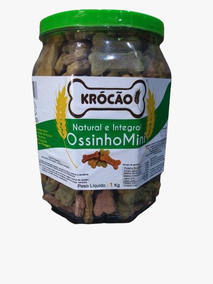 Krocão Biscoito Integral MINI Ossinho Mix 1Kg