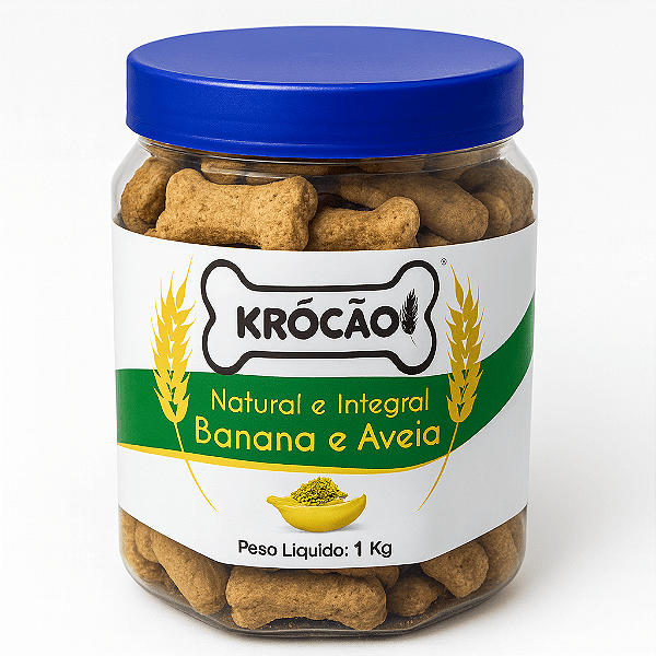 Krocão Biscoito Banana e Aveia 1Kg