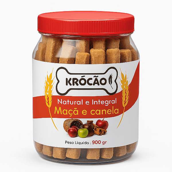 Krocão Palito Maçã e Canela 900 gr