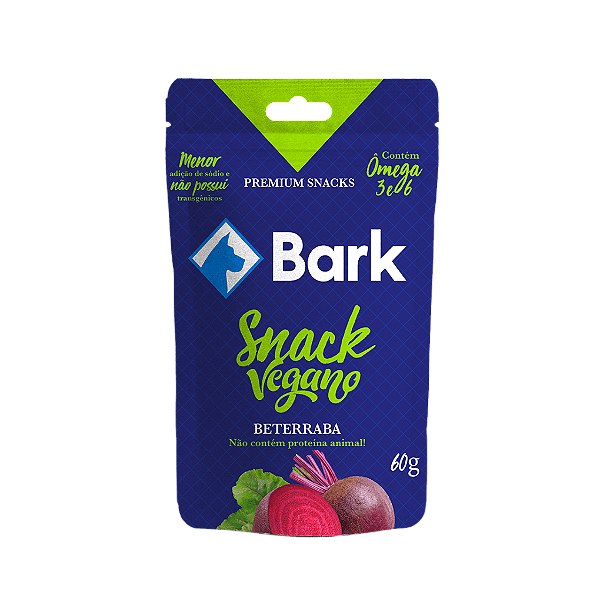 Bifinho para Cachorro Bark Beterraba Vegano 60G