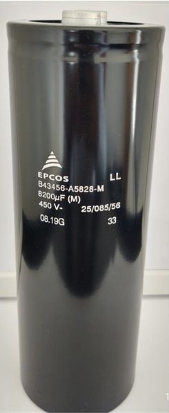 Capacitor Giga-Elco 8.200uF 450V SCREW TERMINAL 76x220mm