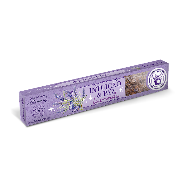 Incenso Intuição e Paz (Lavanda)