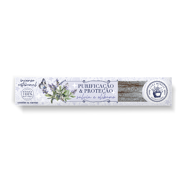 Incenso de Purificação e Proteção (Sálvia e Olíbano)