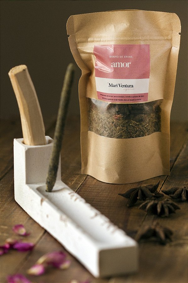 Kit Amor Próprio (Porta Incenso + Banho Amor)