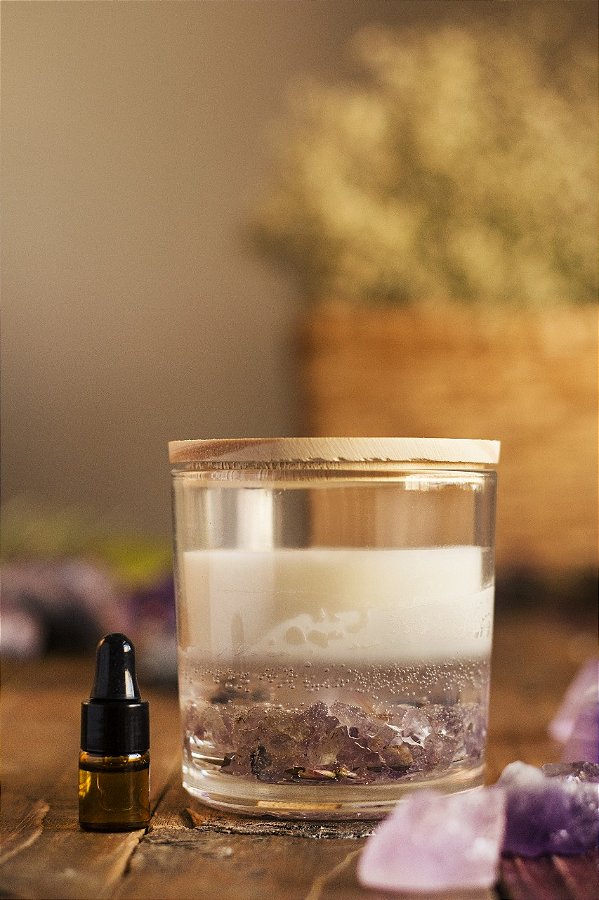 Vela Crystal Purple com Ametista