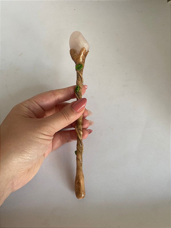 Varinha Tamanho P - Quarzto Rosa