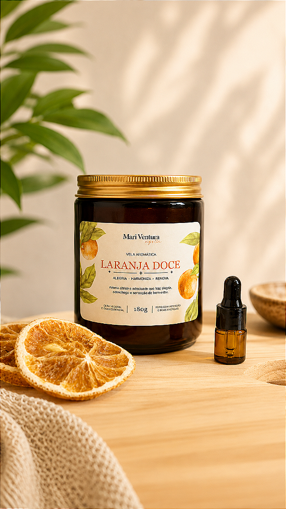 LANÇAMENTO - Vela de Laranja Doce