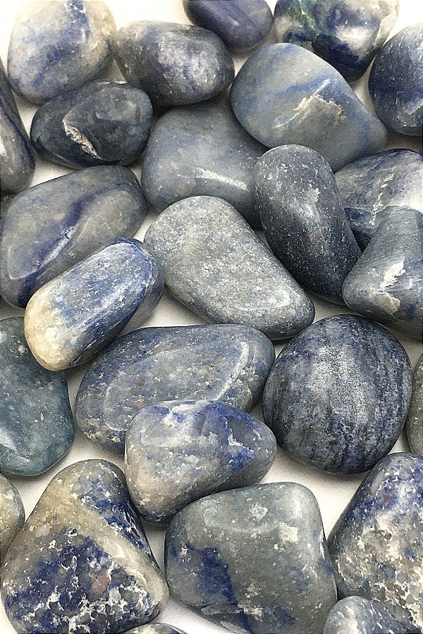 Quartzo Azul - Pedra Rolada - Valor por unidade