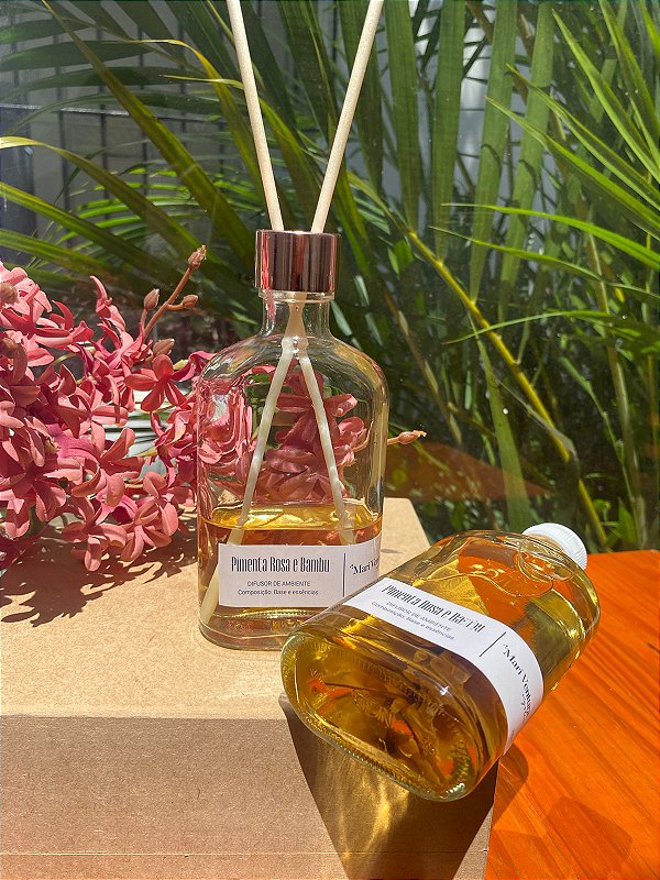 Difusor de Ambiente - Pimenta Rosa e Bambu