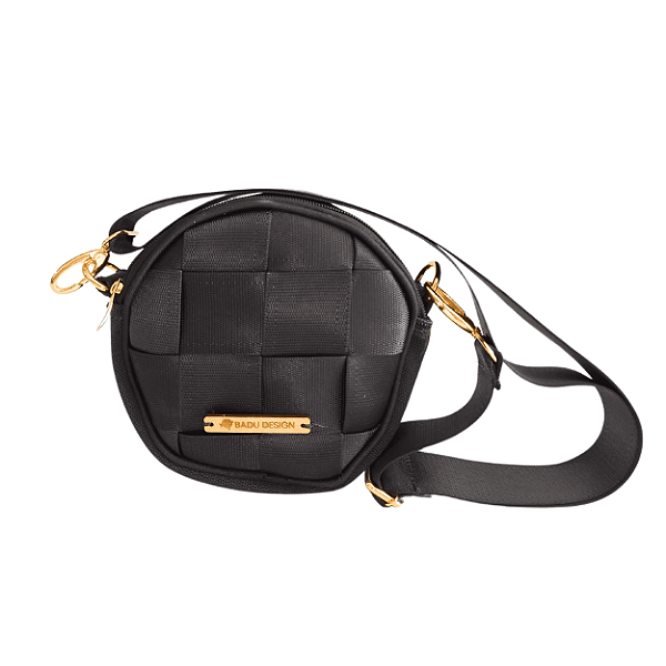 Shoulder Bag Tramas Petit Preta - Já fui cinto de segurança