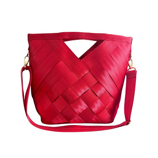Bolsa Ayo Vermelha- Já fui cinto de segurança