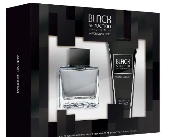 Coffret Antonio Banderas Seduction In Black - Perfume Masculino EDT + Loção Pós Barba 75ml