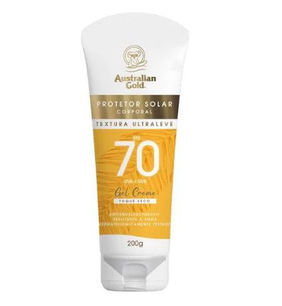 Protetor Solar Australian Gold Gel Creme FPS70 - 200g
